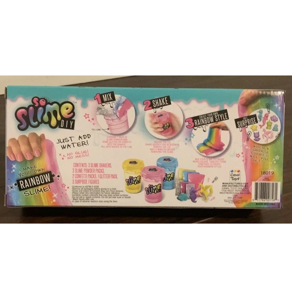 Slime Shaker 3-Pack DIY Rainbow Glitter Confetti - Picture 6 of 6